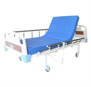 2 Motorlu Tabanca Korkuluklu Hasta Karyolası