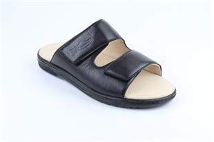 Ortopedik Diyabetik Erkek Terlik Siyah 44