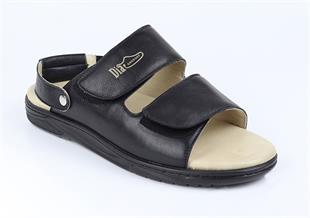 Ortopedik Diyabetik Erkek Terlik Siyah 45