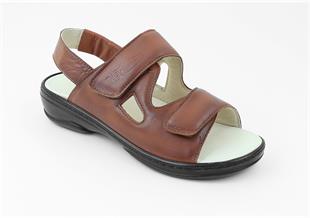 Ortopedik Diyabetik Kadın Sandalet Krem 41