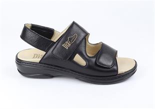 Ortopedik Diyabetik Kadın Terlik Siyah 38