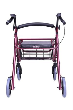 Witra W503 Ayak Pedallı Rolatör Aluminyum Rolatör 4 Tekerli Yürüteç 