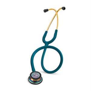 3M™ Littmann® Classic III™ Stetoskop 5807, Gökkuşağı Yüzey Dinleme Çanı Karayip Mavisi Hortum