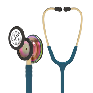 3M™ Littmann® Classic III™ Stetoskop 5807, Gökkuşağı Yüzey Dinleme Çanı Karayip Mavisi Hortum