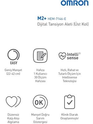 OMRON M2 HAFIZALI TANSİYON ALETİ