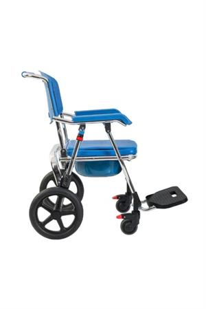 G551 Alüminyum Klozetli Banyo Sandalyesi Tekerlekli Sandalye