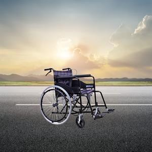 Witra İthal Ekose Kumaş Manuel Tekerlekli Sandalye