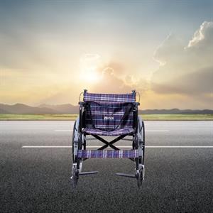 Witra İthal Ekose Kumaş Manuel Tekerlekli Sandalye