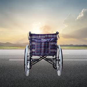 Witra İthal Ekose Kumaş Manuel Tekerlekli Sandalye