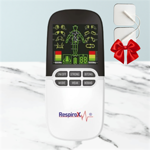 Respirox Rtc-pro Renkli Dijital Masaj Aleti 8 Kanallı Şarjlı Tens Cihazı(8 Pedli)