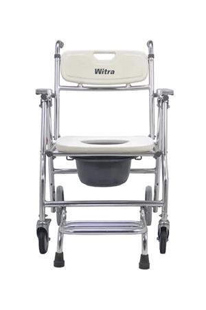 Witra W554 Banyo Ve Tuvalet Özellikli Lazımlıklı Alüminyum Tuvalet Ve Banyo Sandalyesi İthal