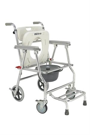 Witra W554 Banyo Ve Tuvalet Özellikli Lazımlıklı Alüminyum Tuvalet Ve Banyo Sandalyesi İthal