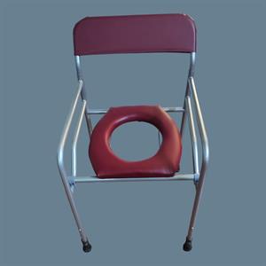 Yerli Tuvalet ve Banyo Sandalyesi  Bordo