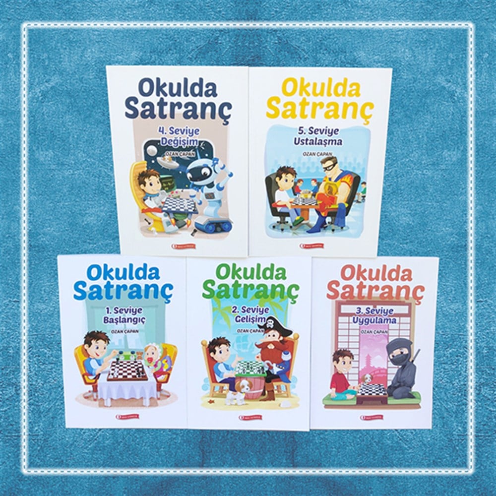 Okulda Satranç Seti 5 Kitap (Kampanya)