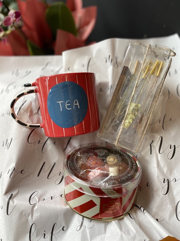 Kırmızı Tea Çay Seti