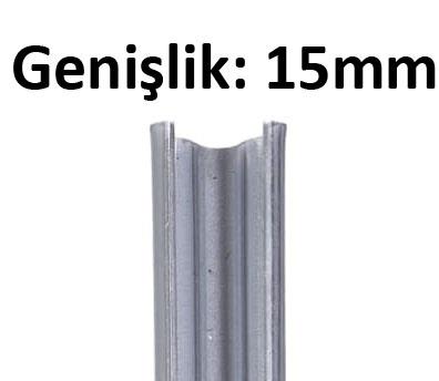 15mm C Profil Galvanizli Geniş Kazık 240cm - Metal Herek