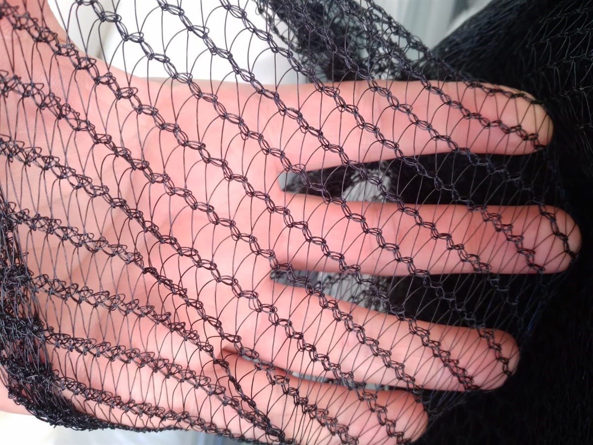 DOLU TÜLÜ SİYAH 370CMX60M MONOFİLAMENT