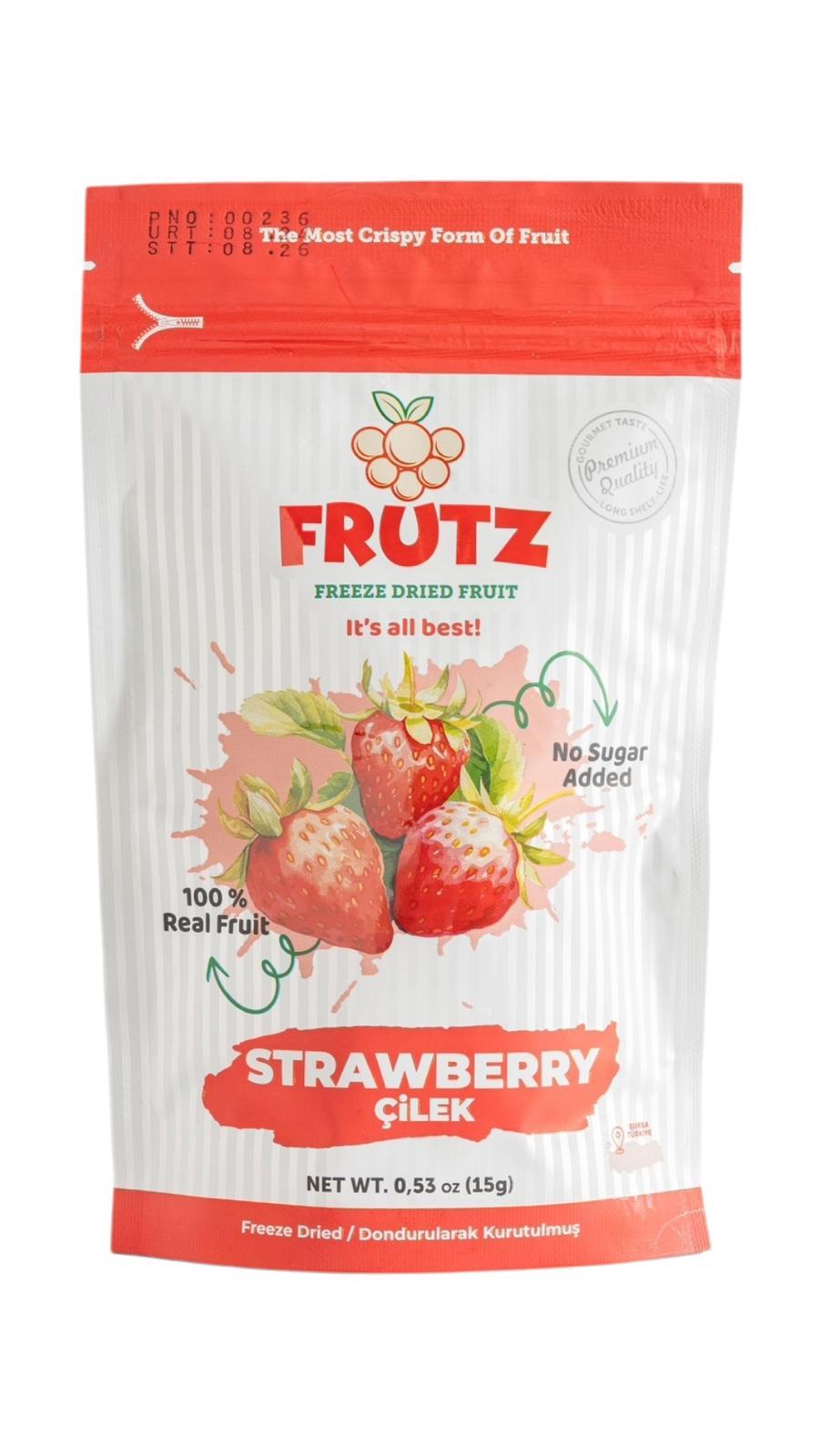 FRUTZ (15GR) - Çilek Frutz Freeze Dry