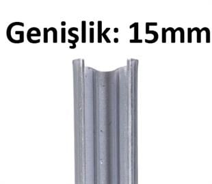 15mm C Profil Galvanizli Geniş Kazık 240cm - Metal Herek