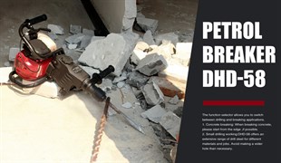 Benzinli Kırıcılı Matkap