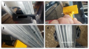 Plastik Direk Kancası 50li Paket
