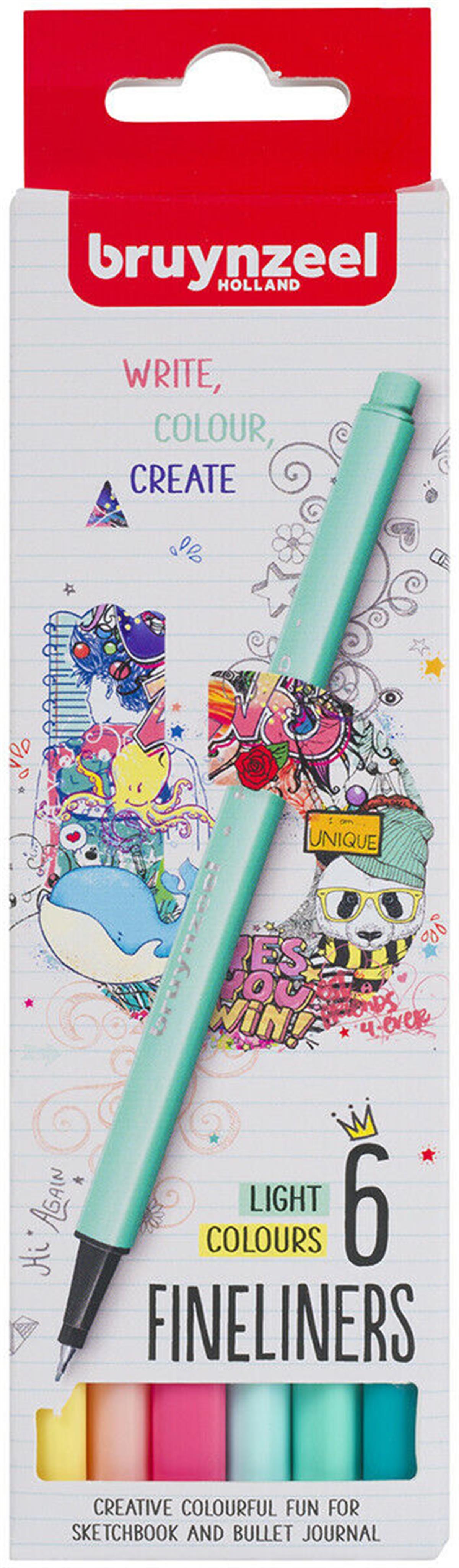 BRUYNZEEL FİNELİNER PASTEL RENKLER 6 LI