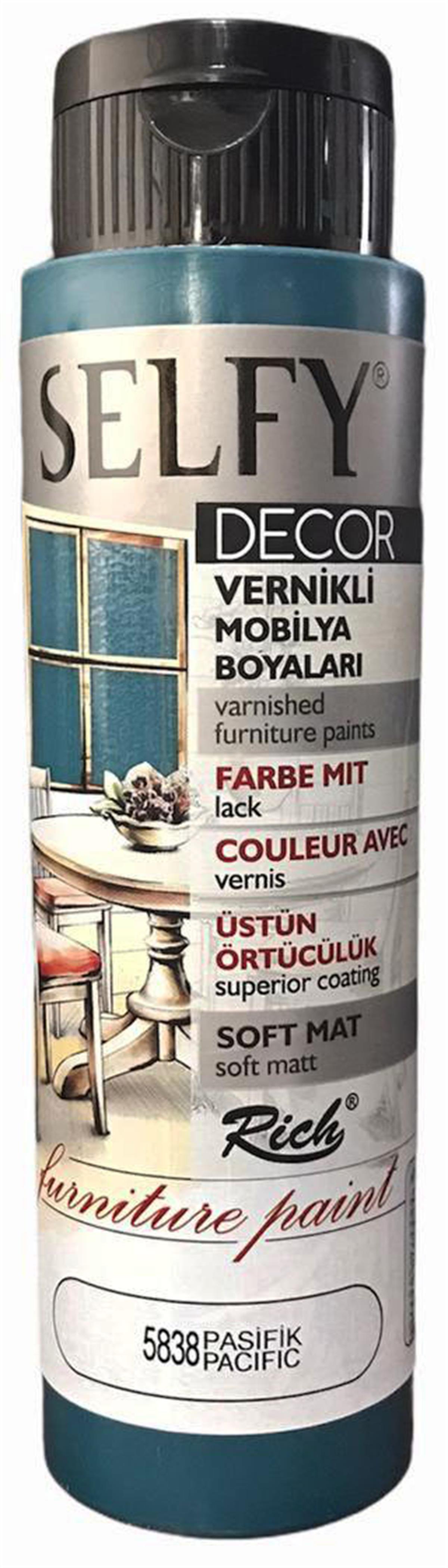 RİCH SELFY DECOR KENDİNDEN VERNİKLİ 500 CC. PASİFİK 5838