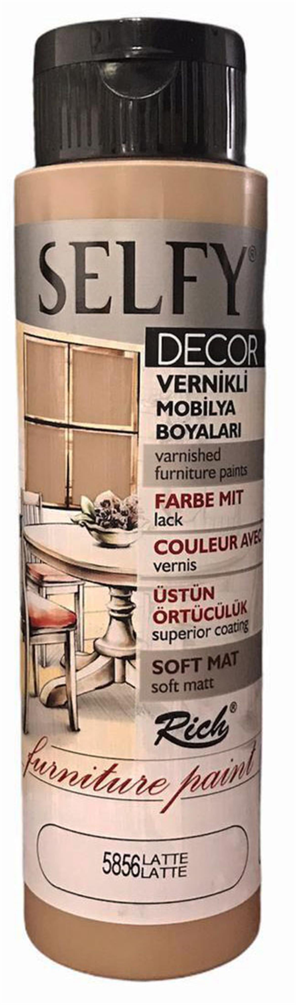 RİCH SELFY DECOR KENDİNDEN VERNİKLİ 500 CC. LATTE 5856