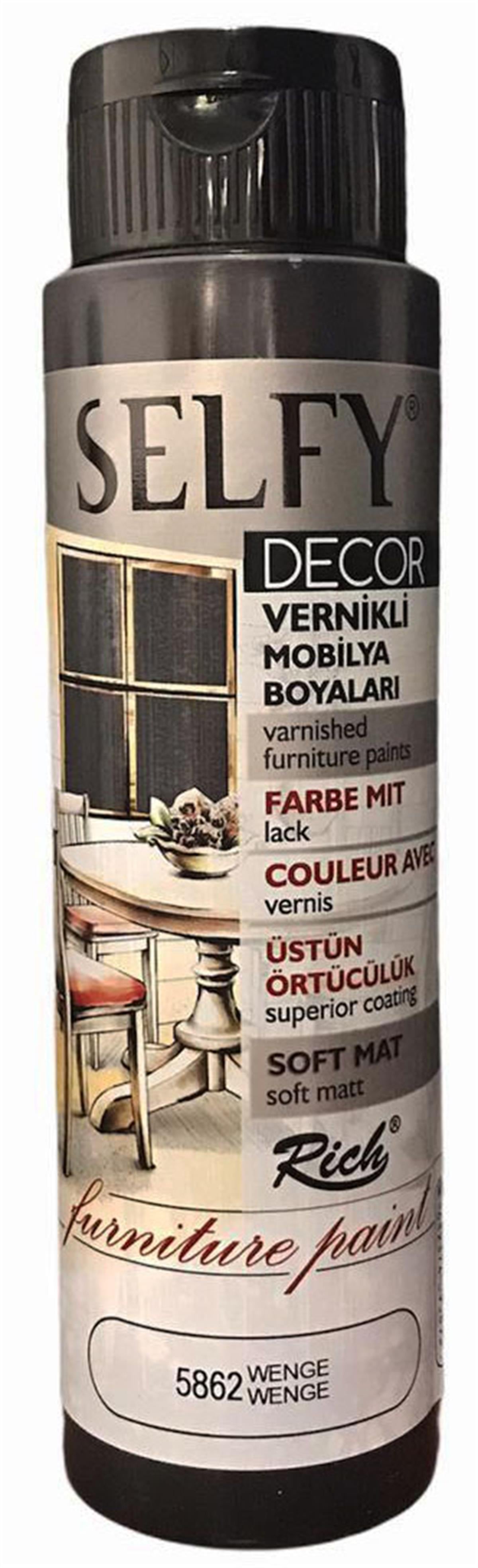 RİCH SELFY DECOR KENDİNDEN VERNİKLİ 500 CC. WENGE 5862