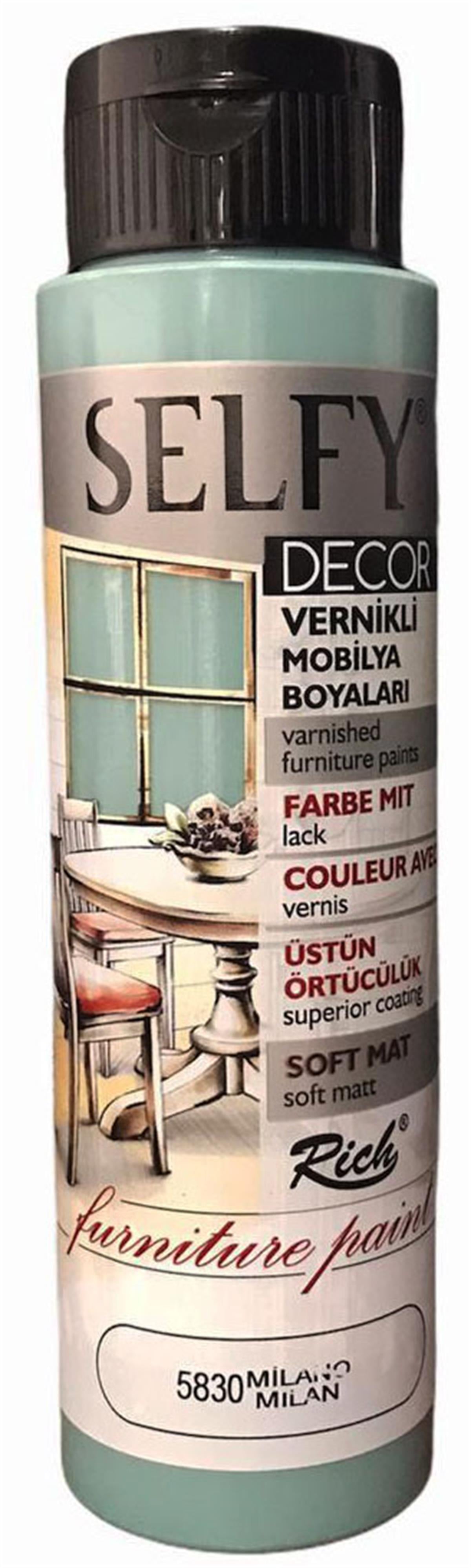 RİCH SELFY DECOR KENDİNDEN VERNİKLİ 500 CC. MİLANO 5830