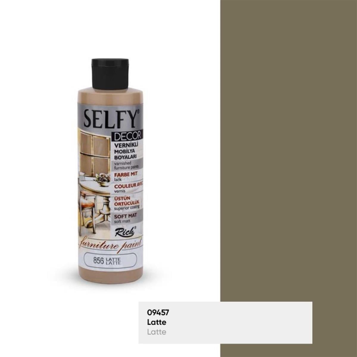 RİCH SELFY DECOR VERNİKLİ BOYA 240 CC. LATTE