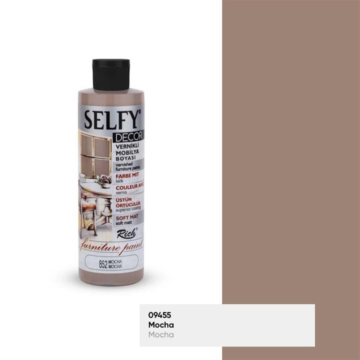 RİCH SELFY DECOR VERNİKLİ BOYA 240 CC. MOCHA