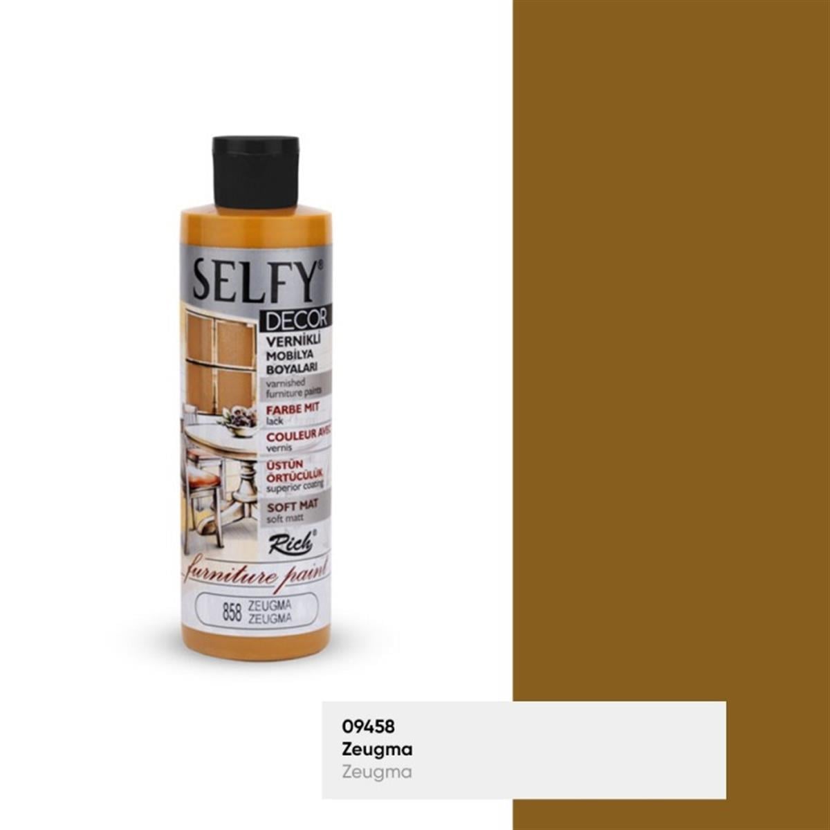 RİCH SELFY DECOR VERNİKLİ BOYA 240 CC. ZEUGMA