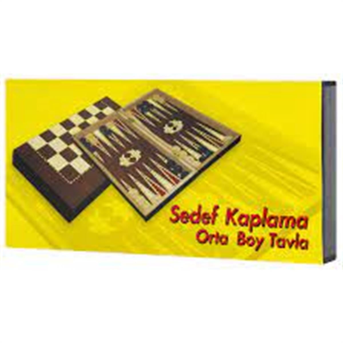 SEDEF KAPLAMA TAVLA ORTA BOY