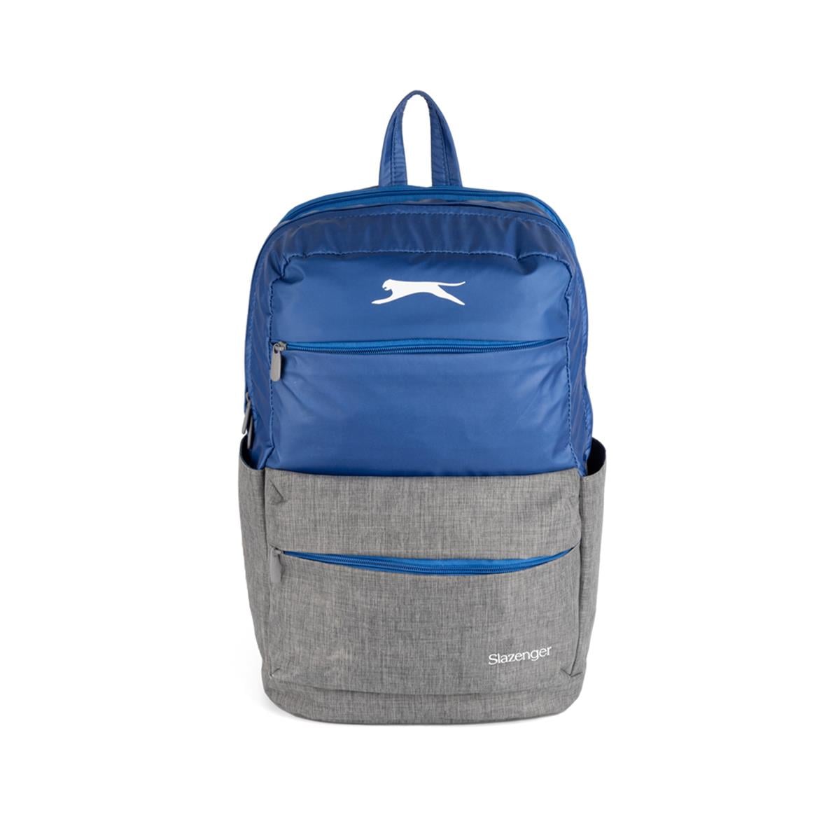 SLAZENGER TRAVELLER GRİ MAVİ SIRT ÇANTASI 23162