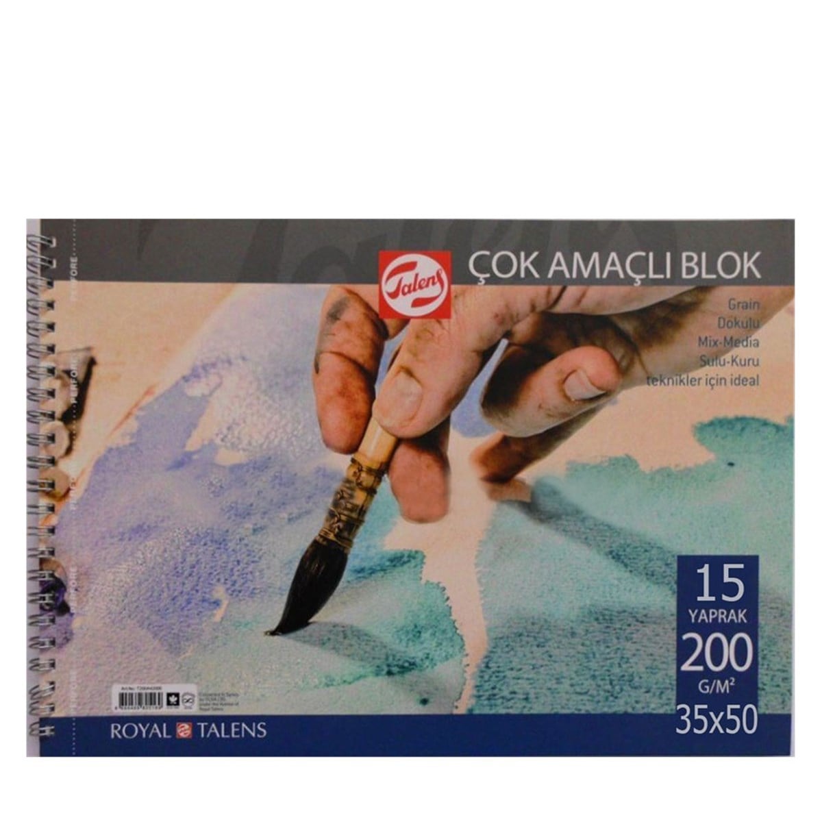 TALENS ÇOK AMAÇLI RESİM BLOĞU 200 GR. 35*50 20 YAPRAK