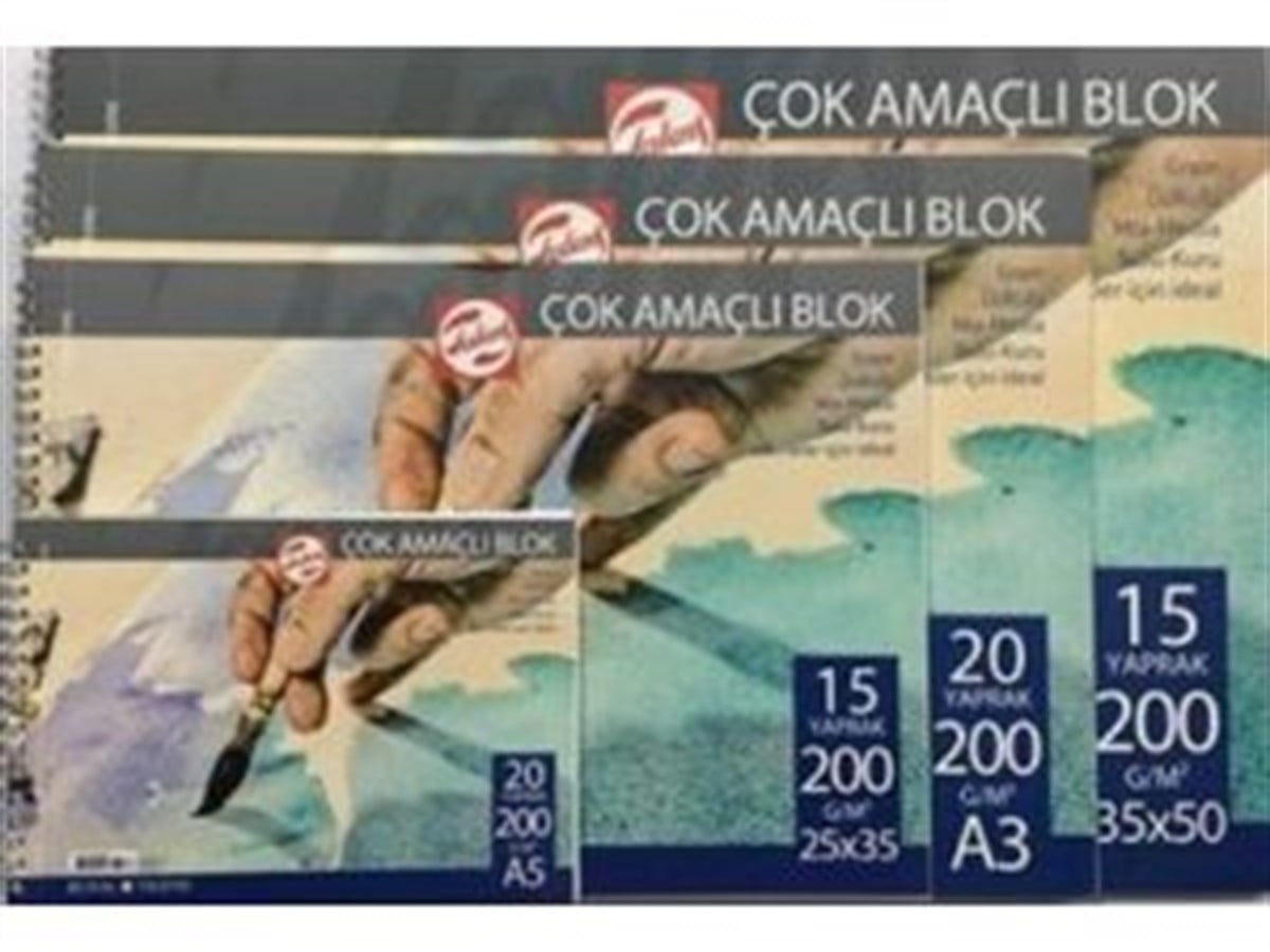 TALENS ÇOK AMAÇLI RESİM BLOĞU 200 GR. A5 20 YAPRAK