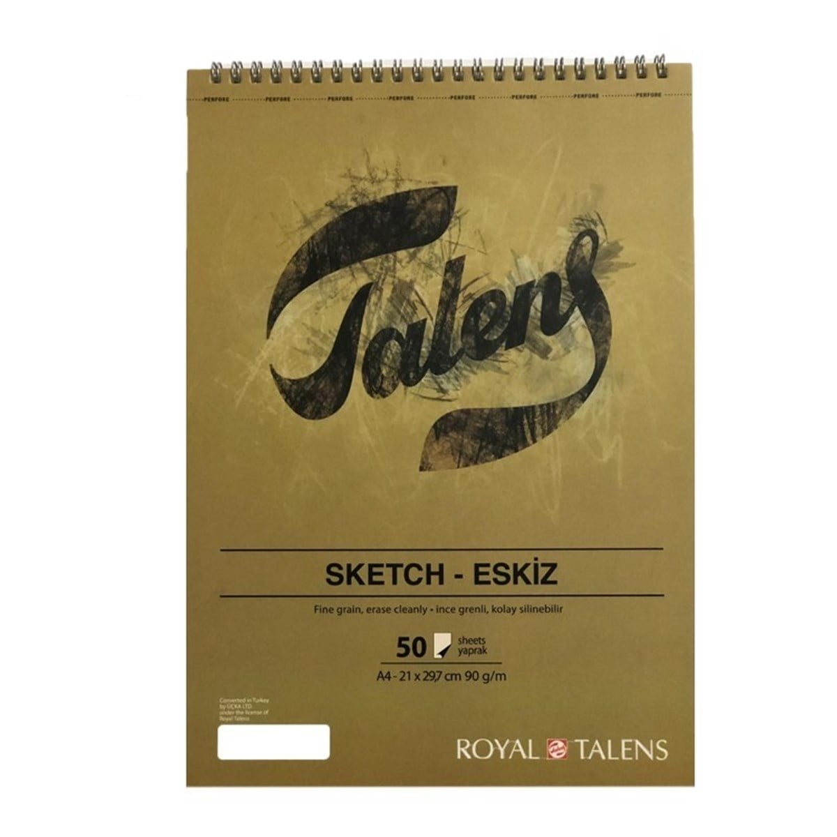 TALENS ESKİZ ÇİZİM BLOĞU A4 90 GR. SPİRALLİ