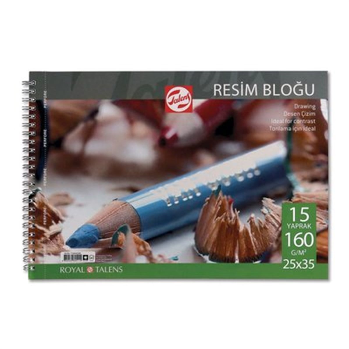 TALENS RESİM BLOĞU 160 GR. 25*35 15 YAPRAK