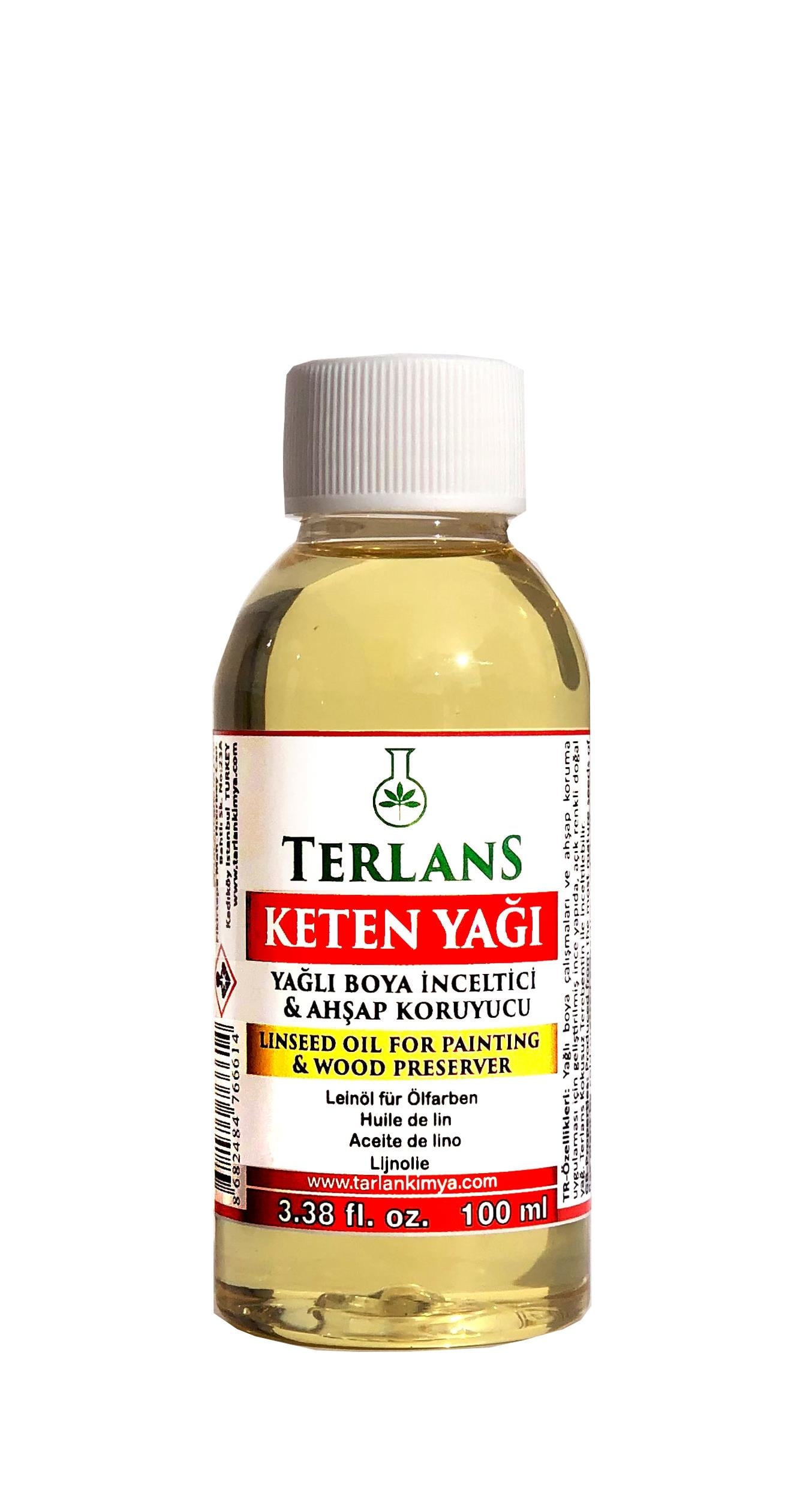 TERLANS KETEN YAĞI 100 ml.