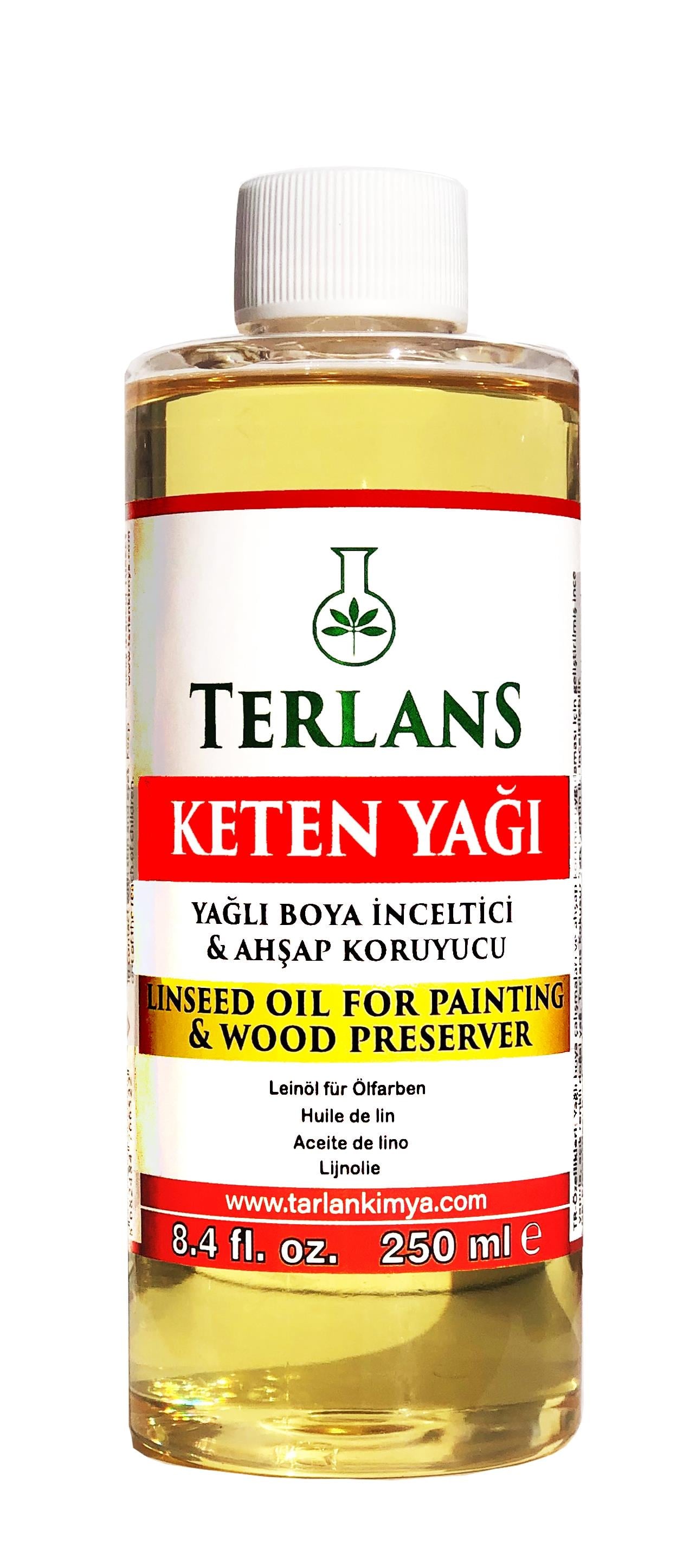 TERLANS KETEN YAĞI 250 ml.