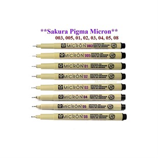 SAKURA PiGMA MiCRON 8'li SET