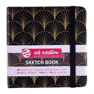 TALENS ART CREATİON SKETCH BOOK ART DECO 12*12 cm.