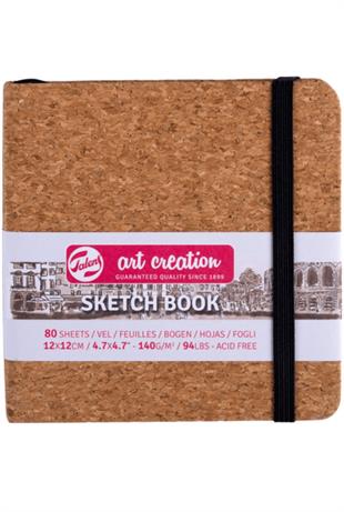 TALENS ART CREATİON SKETCH BOOK CORK 12*12 cm.