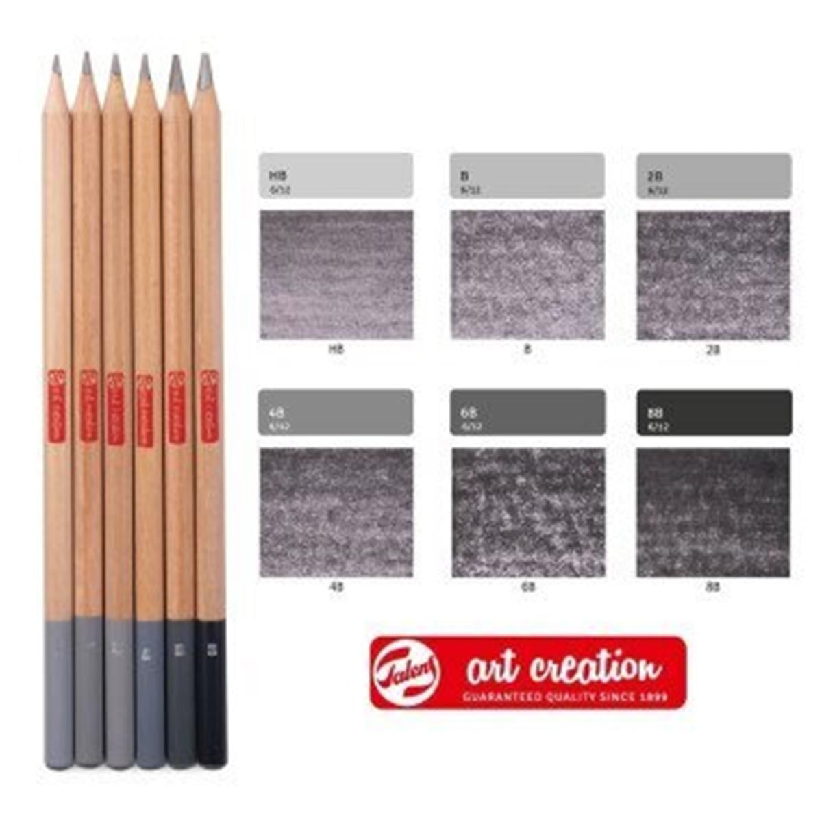 ART CREATİON DERECELİ KALEM SETİ 6 LI
