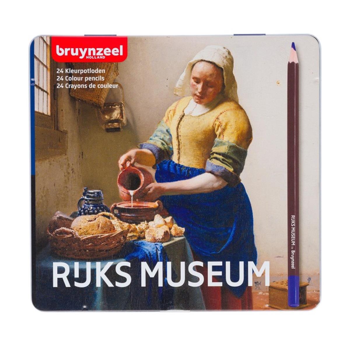 BRUYNZEEL RIJKS MUSEUM KURU BOYA KALEMİ MILKMAİD 24 RENK