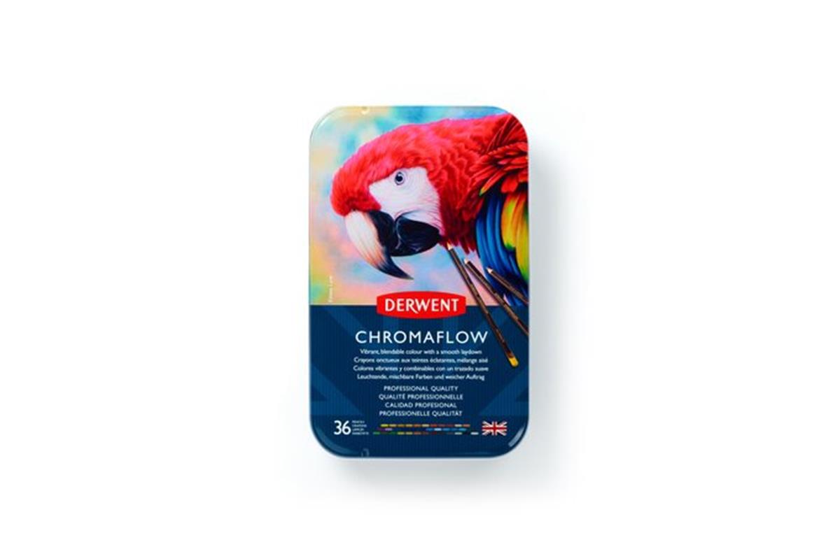 DERWENT CHROMAFLOW 36 LI METAL KUTU