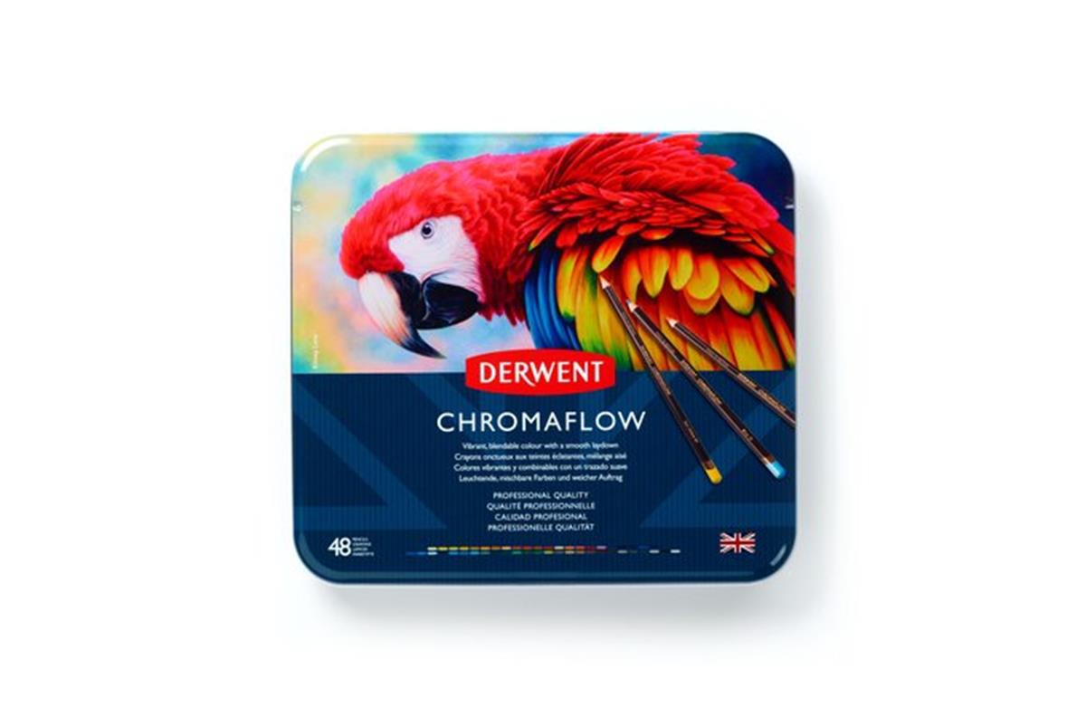 DERWENT CHROMAFLOW 48 Lİ METAL KUTU
