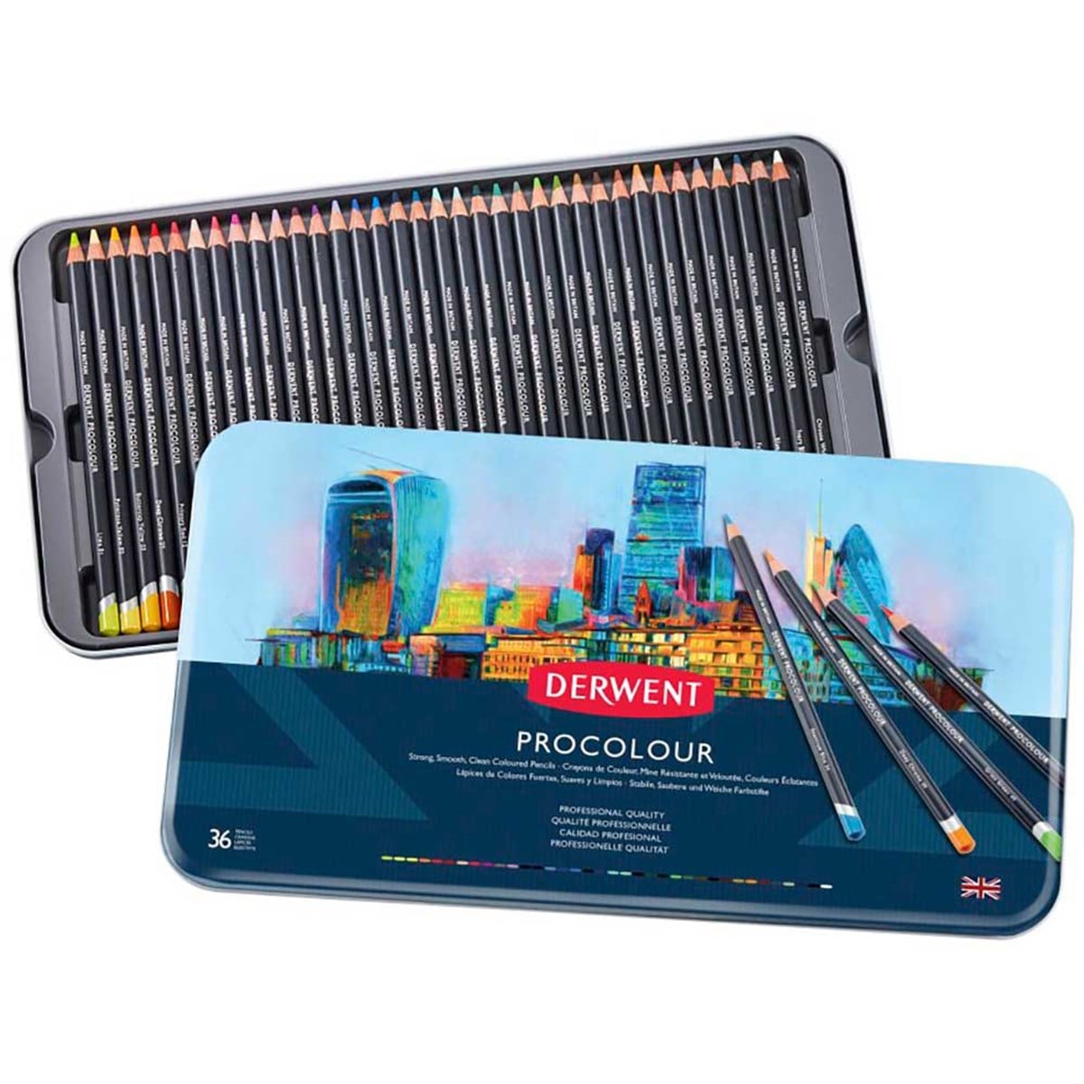 DERWENT PROCOLOUR PROFESYONEL KURU BOYA 36 RENK