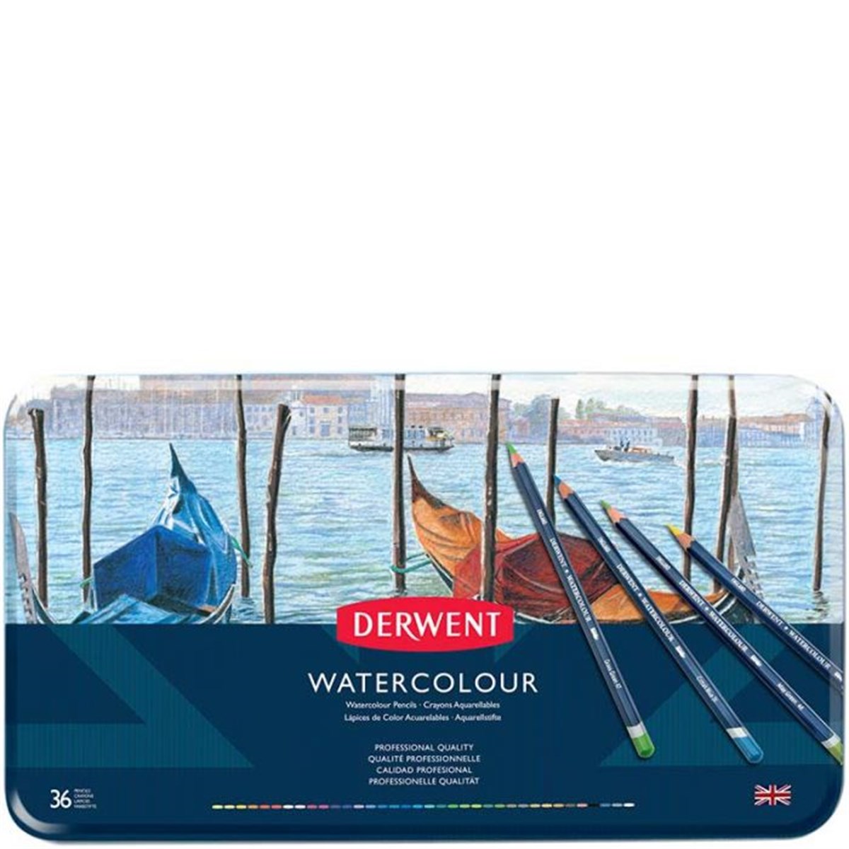 DERWENT WATER COLOUR SULU BOYA KALEM SETİ 36 RENK